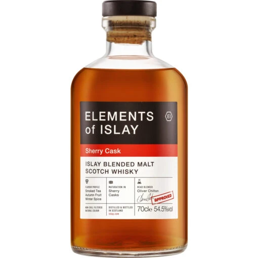 Elements Of Islay Sherry Cask Whisky -UK Drinks Sales Store L27164NV 06599.1700276918